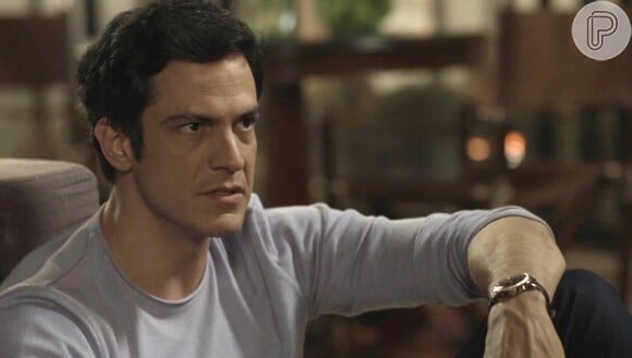 Eric (Mateus Solano) é confrontado por Luiza (Camila Queiroz) e decide revelar toda a verdade, na novela 'Pega Pega'