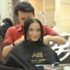 Kiria Malheiros deixou a mudança de visual a cargo do hairstylist Amauri Guedes