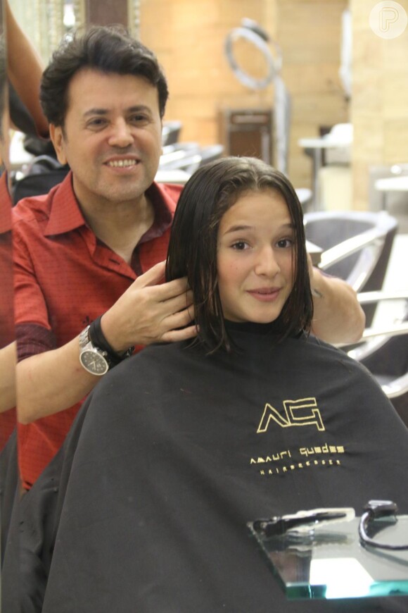 Kiria Malheiros exibe o resultado do novo corte de cabelo