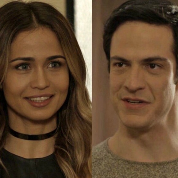 Eric (Mates Solano) decide seduzir Sandra Helena (Nanda Costa) para ajudar a polícia a prendeê-la, na novela 'Pega Pega'