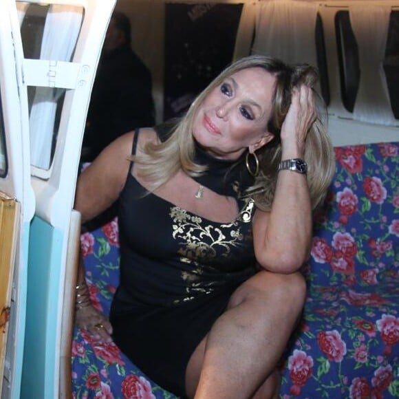 Susana Vieira foi ao Rock in Rio para ver o show de Lady Gaga