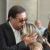 Geraldo Luis apoiou Luciana Lacerda, namorada de Marcelo Rezende, durante o velório do jornalista
