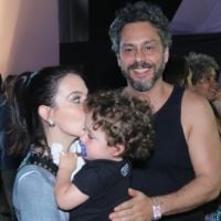 Alexandre Nero vai com a mulher e o filho de 1 ano e 9 meses ao Rock in Rio