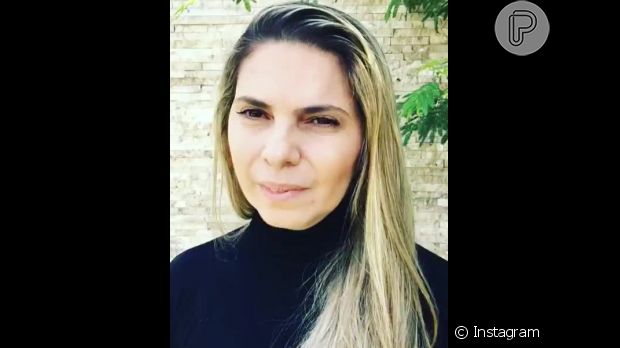 Luciana Lacerda, namorada de Marcelo Rezende, gravou um vídeo para agradecer o apoio dos fãs do jornalista