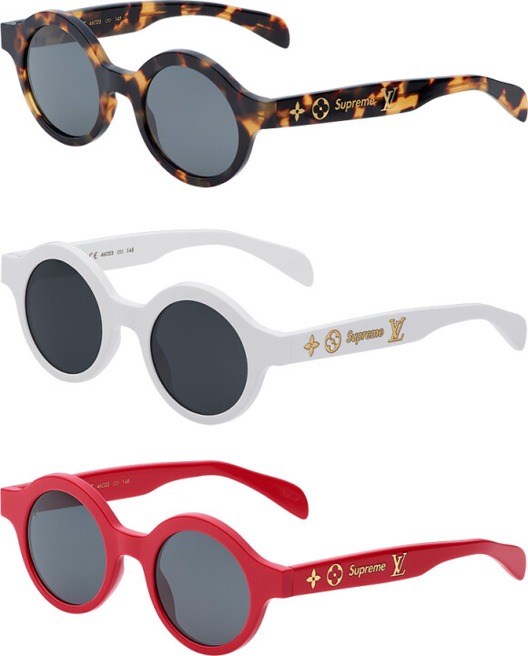 A coleção-cápsula Supreme x Louis Vuitton também conta com acessórios, como óculos escuros