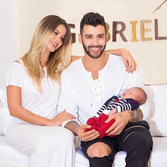 Gusttavo Lima disse que mudou bastante após o nascimento do filho, Gabriel