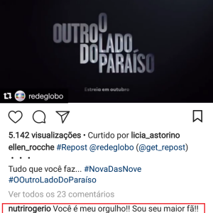 Namorado de Ellen Rocche, Rogério Oliveira deixa comentários fofos nas fotos da namorada nas redes sociais