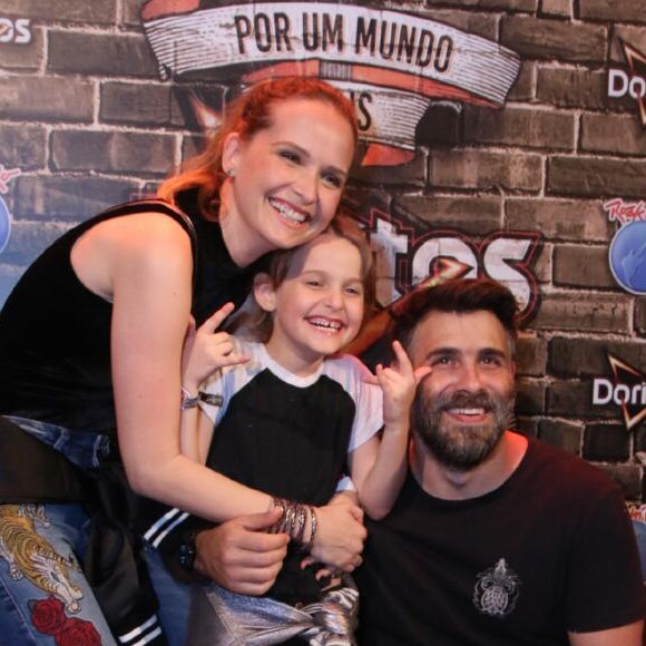 'Viemos mais cedo para ela aproveitar os brinquedos e, quando ela ficasse com sono, iríamos embora', explicou Fernanda Rodrigues