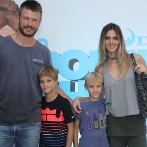 Francisco e João, filhos de Fernanda Lima e Rodrigo Hilbert, atualmente estão com 9 anos