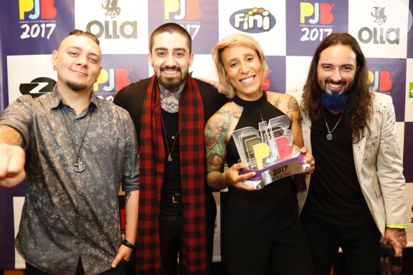 Malta ganhou como Melhor Banda no Prêmio Jovem Brasileiro
