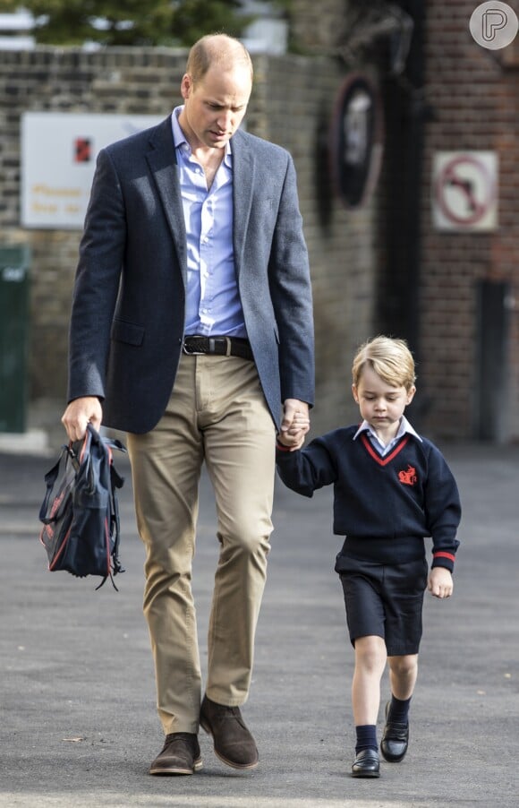 Príncipe George está exausto de escola após 3 semanas de aula, de acordo com o jornal 'The Telegraph'