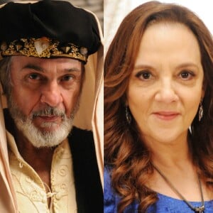 Fassur (Munir Chatack) aceita marcar a data do casamento com Elga (Denise del Vecchio), na novela 'O Rico e Lázaro'