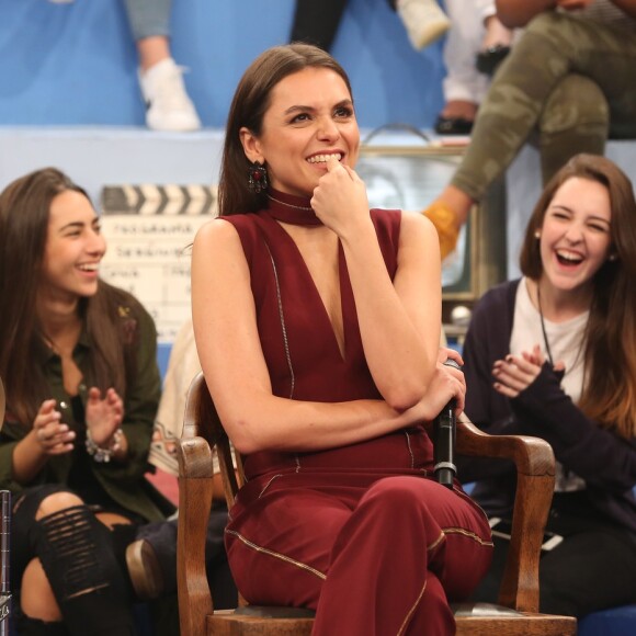 Monica Iozzi foi supreendida com pergunta sobre sexo ao participar do programa 'Altas Horas' na noite deste sábado, 30 de setembro de 2017