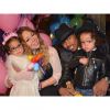 Em ritmo de comemoração, Mariah Carey celebrou ao lado do marido, Nick Cannon, o aniversário de seus filhos gêmeos, Monroe e Moroccan, de 3 anos, nessa quarta-feira 30 de abril de 2014