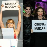 Mariana Ximenes e Debora Bloch aderem a protesto contra censura: 'Resistir'