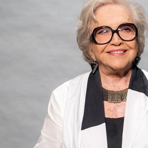 Nathalia Timberg no lançamento de 'O Outro Lado do Paraíso', próxima novela das nove da TV Globo