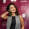 Paloma Bernardi mostrou o novo visual no Festival do Rio na sexta-feira, 6 de outubro de 2017