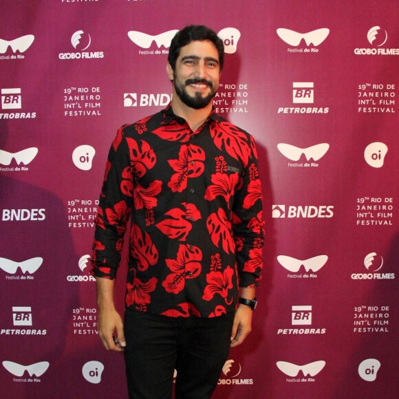 Renato Góes prestigiou a exibição do filme 'Anjos da Lapa' no Festival do Rio na noite de sexta-feira, 7 de outubro de 2017