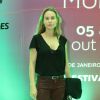 Paula Burlamaqui prestigiou a exibição do filme 'Anjos da Lapa' no Festival do Rio na noite de sexta-feira, 7 de outubro de 2017