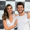 Camila Queirz e Klebber Toledo prestigiam lançamento da empresa de Isabelle Drummond, Levê Pocket, no Rio de Janeiro, em 8 de outubro de 2017