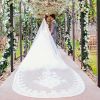A foto postada por Marina Ruy Barbosa em 10 de outubro de 2017 mostra o véu da noiva. Uau!