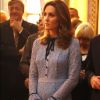 Kate Middleton exibe barriga de gravidez de terciero filho com Príncipe William em evento da família real realizado nesta terça-feira, dia 10 de outubro de 2017, em Londres, na Inglaterra