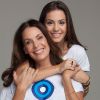 Valentina Ferraz, de 18 anos, é filha de Carolina Ferraz e do empresário Mario Cohen. A jovem posa com a mãe famosa em campanha contra o câncer de mama