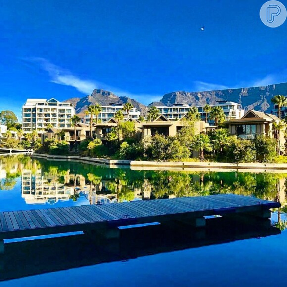 Marina Ruy Barbosa está hospedada no resort luxuoso One & Only Cape Town