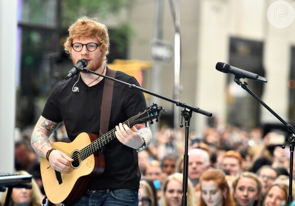 Ed Sheeran revelou o atropelamento em seu Instagram