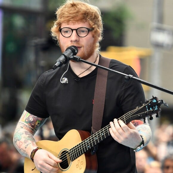 Ed Sheeran revelou o atropelamento em seu Instagram