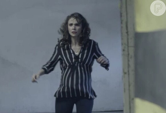 Roberta Felipe, dublê de Irene (Débora Falabella) na novela 'A Força do Querer', interpretou a vilã na cena de sua morte na reta final da trama