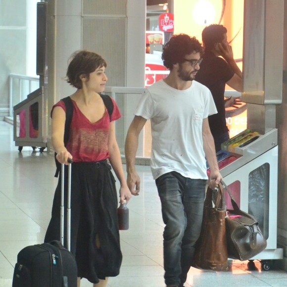 Caio Blat e Luisa Arraes estariam tentando ser discretos sobre o namoro