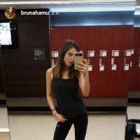 Bruna Hamú explica dança no banheiro após retomar academia: 'Endorfina'. Vídeo!