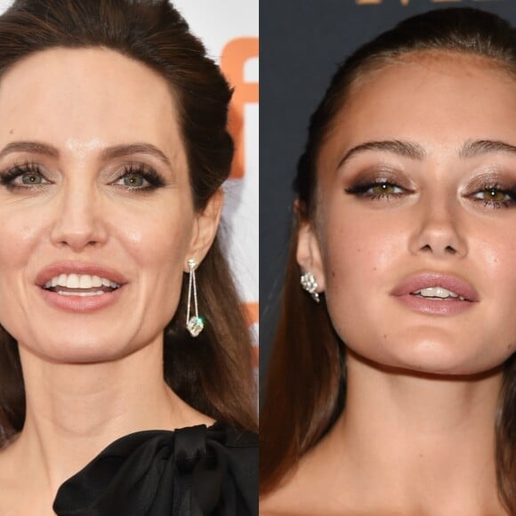 Angelina Jolie e Ella Purnell têm feições tão parecidas que a jovem de 21 anos interpretou uma versão adolescente da ex-mulher de Brad Pitt em 'Malévola'