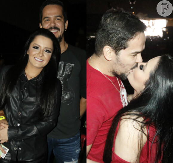 Dupla de Maiara, Maraisa ganha beijo do namorado em show da banda U2