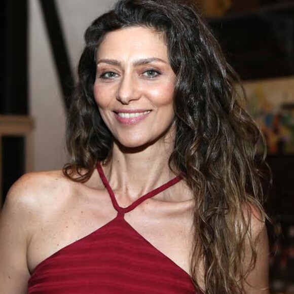 Maria Fernanda Cândido posa no último evento da novela 'A Força do Querer'