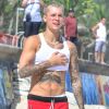 Em março, quando esteve no Brasil, Justin Bieber exibiu um número menor de tatuagens
