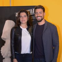 Cauã Reymond lança filme ao lado da namorada, Mariana Goldfarb, em mostra de SP