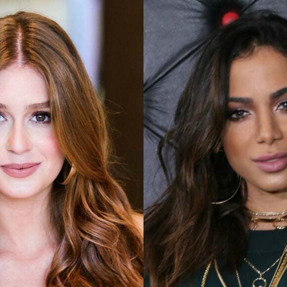 Fãs pediram para Anitta convidar Marina Ruy Barbosa para seu próximo clipe depois de a atriz cantar funk no 'Lady Night'