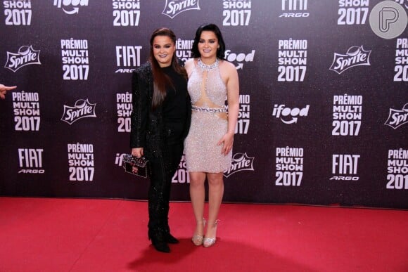 A dupla Maiara e Maraisa no Prêmio Multishow, realizado no Rio de Janeiro nesta terça-feira, 24 de outubro de 2017