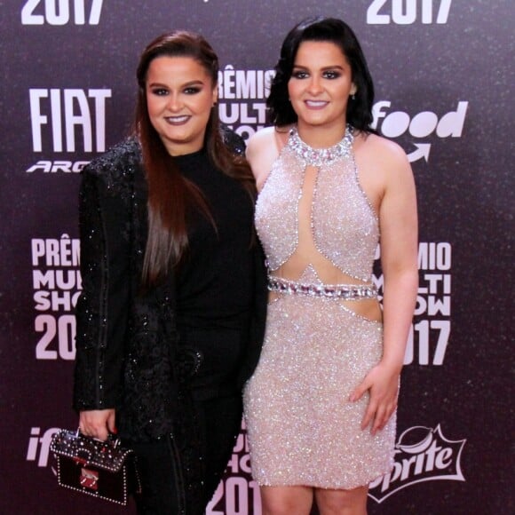 A dupla Maiara e Maraisa no Prêmio Multishow, realizado no Rio de Janeiro nesta terça-feira, 24 de outubro de 2017