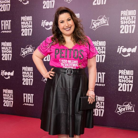 Mariana Xavier no Prêmio Multishow, realizado no Rio de Janeiro nesta terça-feira, 24 de outubro de 2017