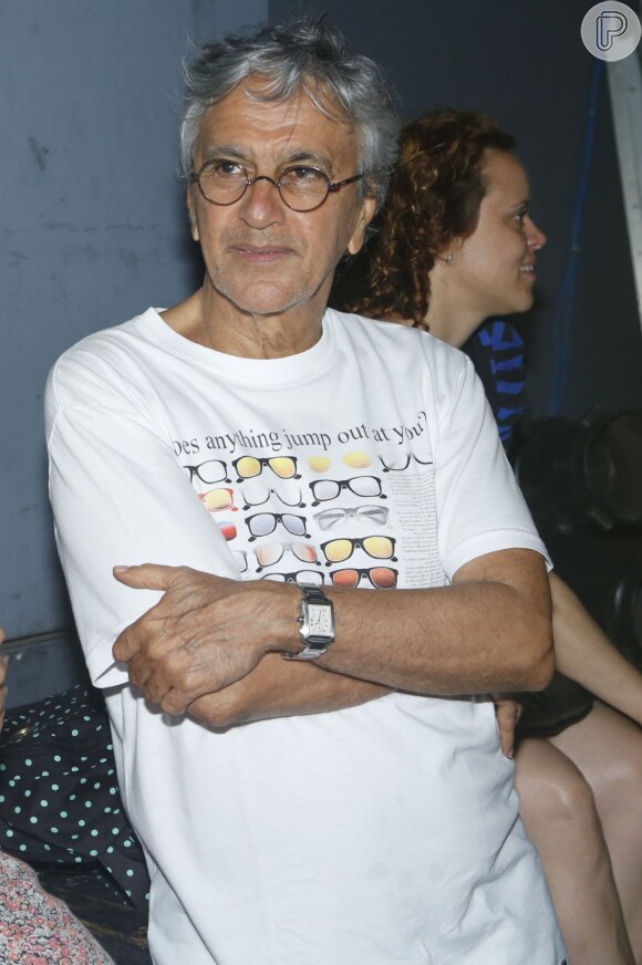 Caetano Veloso assistiu ao show da conterrânea