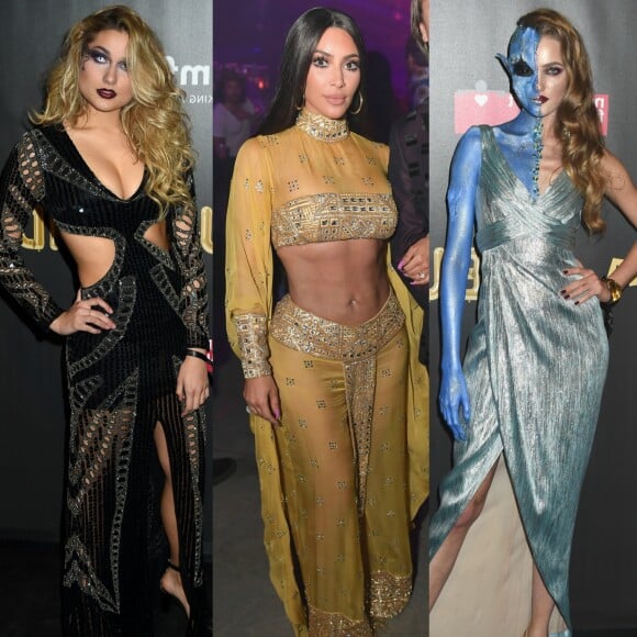 Kim Kardashian, Sasha Meneghel, Vlada Roslyakova e mais! Confira as produções de estrelas no Halloween