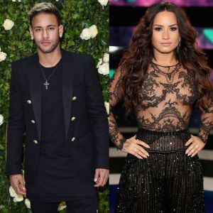 Neymar agitou a web após fazer uma tatuagem parecida com a de Demi Lovato