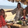 Susana Vieira, Arlete Salles e Rosi Campos posam em momento de descontração após gravações do filme 'Mulheres de Sorte'