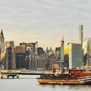 Luciano Huck, durante viagem a Nova York, mostra paisagem