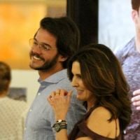 Fátima Bernardes se declara ao namorado com letra de música: 'Sonho acontecer'