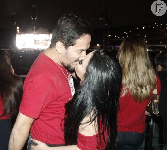 Dupla de Maiara, Maraisa apareceu beijando o namorado, Wendell Vieira, em foto publicada no Stories do Instagram
