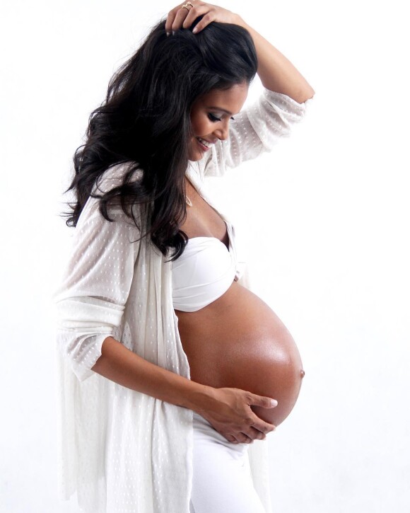 Aline Dias contou não ter tido os tradicionais desejos de grávida: 'Nem os mais bizarros'